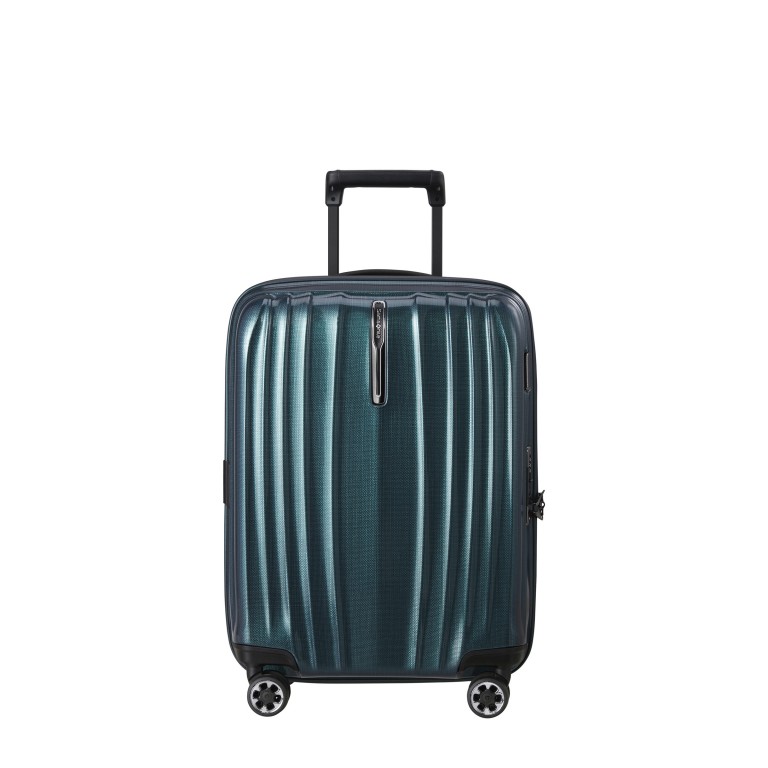 Koffer Nexis Spinner 55 expandable Deep Petrol, Farbe: blau/petrol, Marke: Samsonite, EAN: 5400520379610, Abmessungen in cm: 40x55x20, Bild 1 von 17