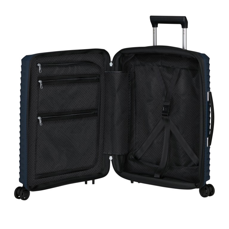 Koffer Upscape Spinner 55 expandable Blue Nights, Farbe: blau/petrol, Marke: Samsonite, EAN: 5400520398710, Abmessungen in cm: 40x55x20, Bild 8 von 13