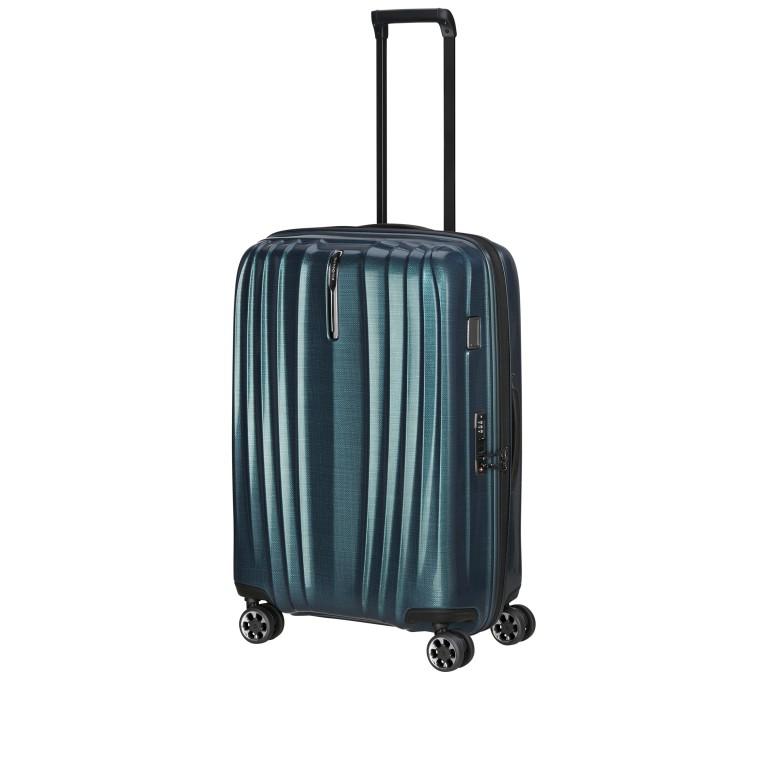 Koffer Nexis Spinner 70 expandable Deep Petrol, Farbe: blau/petrol, Marke: Samsonite, EAN: 5400520380036, Abmessungen in cm: 48x70x27, Bild 3 von 17