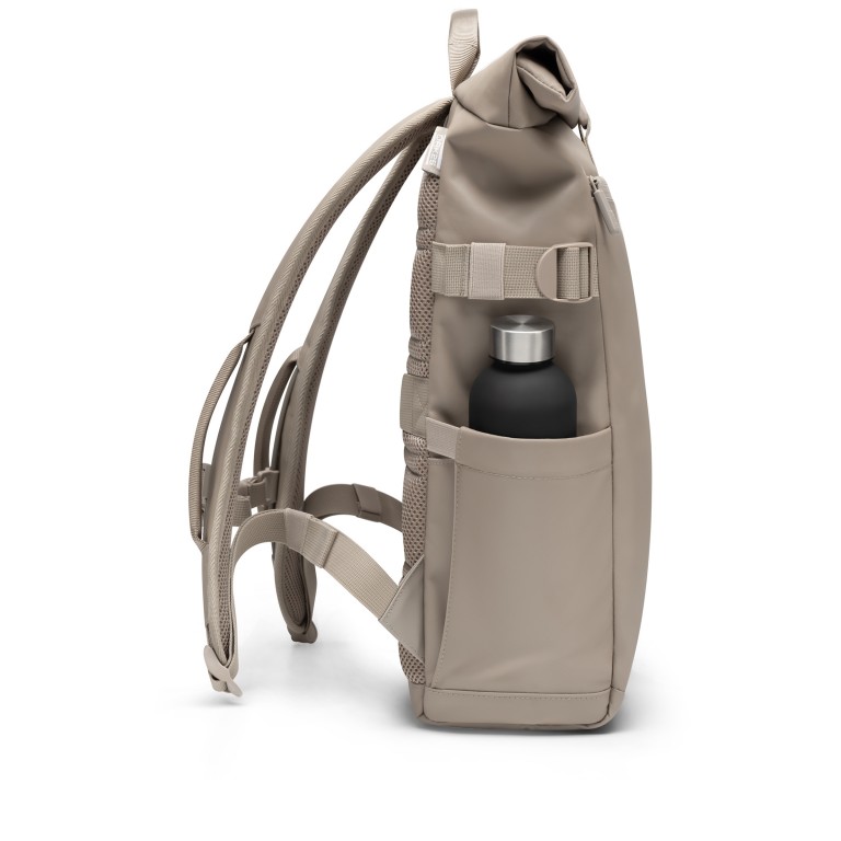 Rucksack Luminite Rolltop Lite mit Laptopfach 16 Zoll Sand Reflective, Farbe: beige, Marke: OAK25, EAN: 4070402002083, Abmessungen in cm: 24.5x44x12.5, Bild 5 von 14