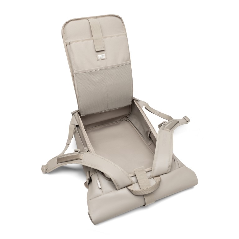 Rucksack Luminite Rolltop mit Laptopfach 16 Zoll Sand Reflective, Farbe: beige, Marke: OAK25, EAN: 4070402002090, Abmessungen in cm: 31x44x16, Bild 12 von 15