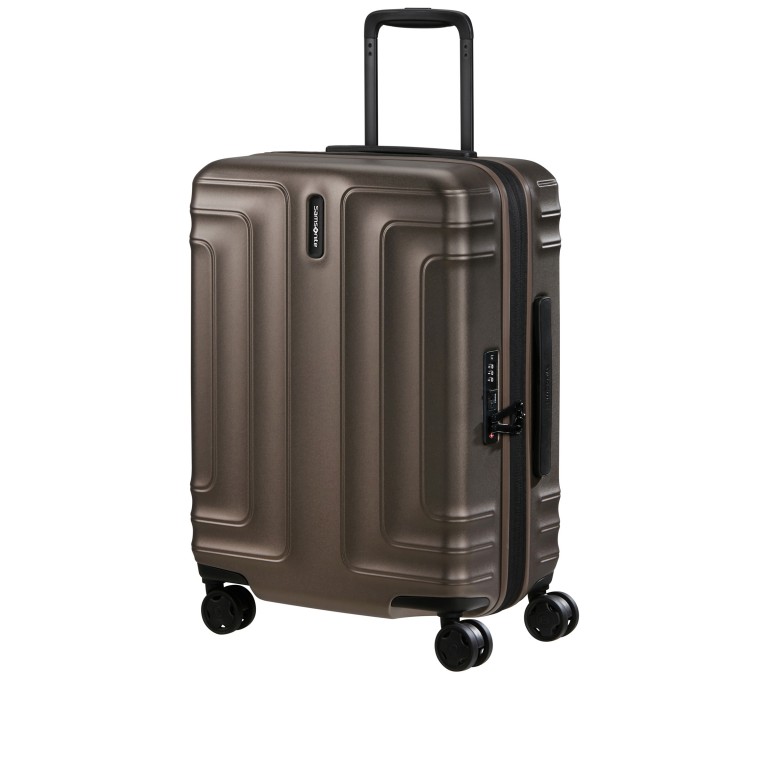 Koffer Lin'Air Spinner 55 expandable Matt Bronze, Farbe: braun, Marke: Samsonite, EAN: 5400520410139, Abmessungen in cm: 40x55x20, Bild 3 von 14