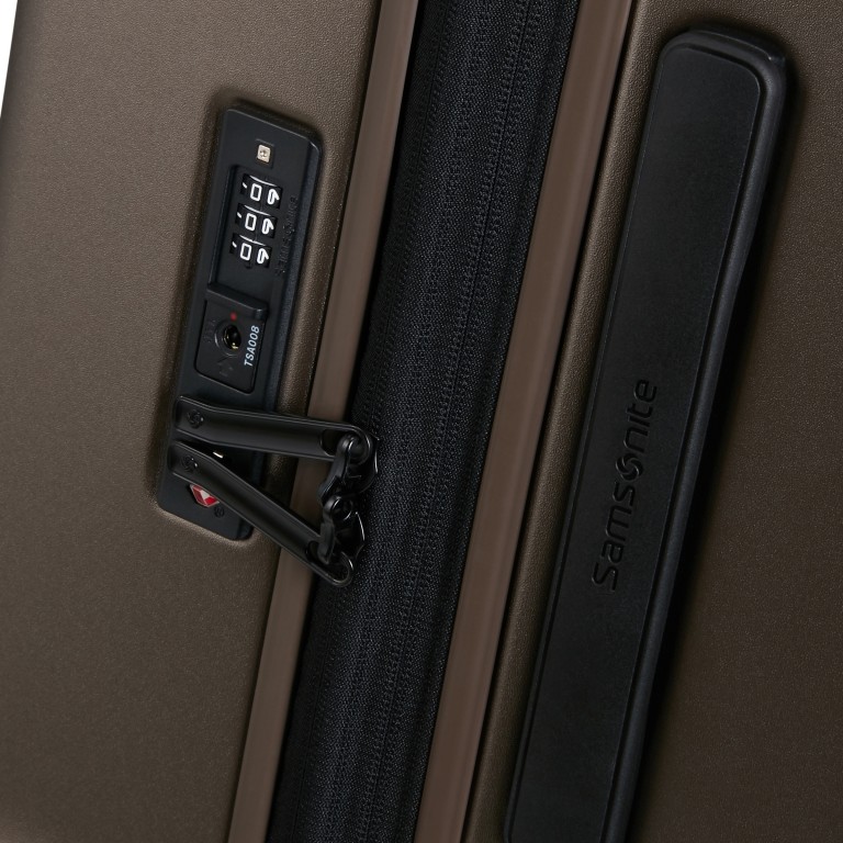 Koffer Lin'Air Spinner 55 expandable Matt Bronze, Farbe: braun, Marke: Samsonite, EAN: 5400520410139, Abmessungen in cm: 40x55x20, Bild 9 von 14