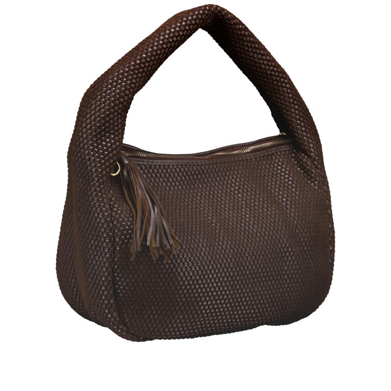 Umhängetasche Fashion-Lights Bellina FL-14087 Chocolate Brown, Farbe: braun, Marke: Harbour 2nd, EAN: 4046478092099, Abmessungen in cm: 36x36x15, Bild 2 von 7