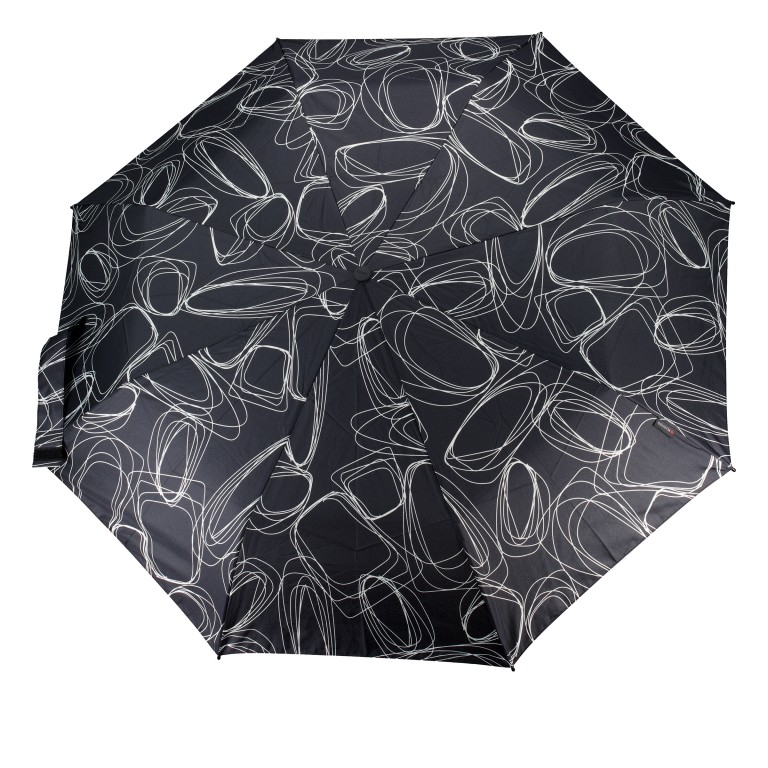Schirm Knirps T.200 Pure Black, Farbe: schwarz, Marke: Knirps, EAN: 9003034410556, Bild 2 von 2