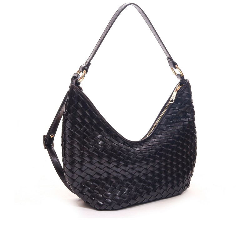 Beuteltasche Salerno Mona Dark Brown, Farbe: braun, Marke: Adax, EAN: 5705483274591, Abmessungen in cm: 30.5x26.5x6, Bild 2 von 8
