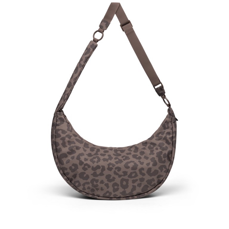 Beuteltasche Halfmoon Bag Lou Large mit Gurtverlängerung Brown Leo, Farbe: braun, Marke: Johnny Urban, EAN: 4070402003448, Abmessungen in cm: 43x21x14, Bild 5 von 12