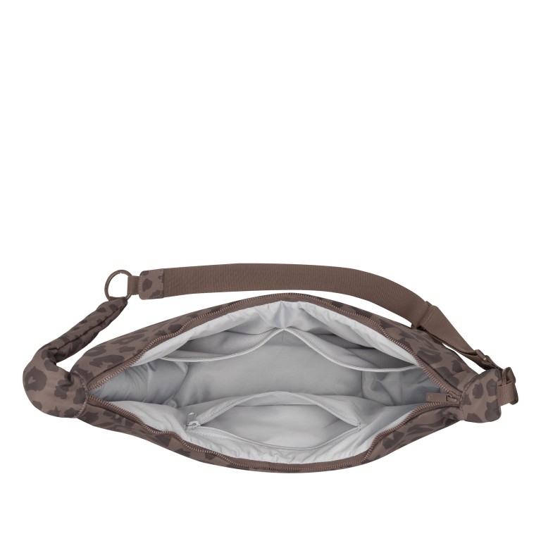 Beuteltasche Halfmoon Bag Lou Large mit Gurtverlängerung Brown Leo, Farbe: braun, Marke: Johnny Urban, EAN: 4070402003448, Abmessungen in cm: 43x21x14, Bild 9 von 12