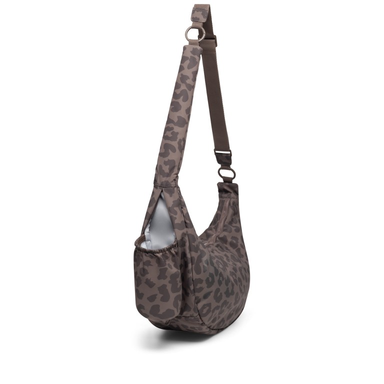 Beuteltasche Halfmoon Bag Lou Large mit Gurtverlängerung Brown Leo, Farbe: braun, Marke: Johnny Urban, EAN: 4070402003448, Abmessungen in cm: 43x21x14, Bild 4 von 12