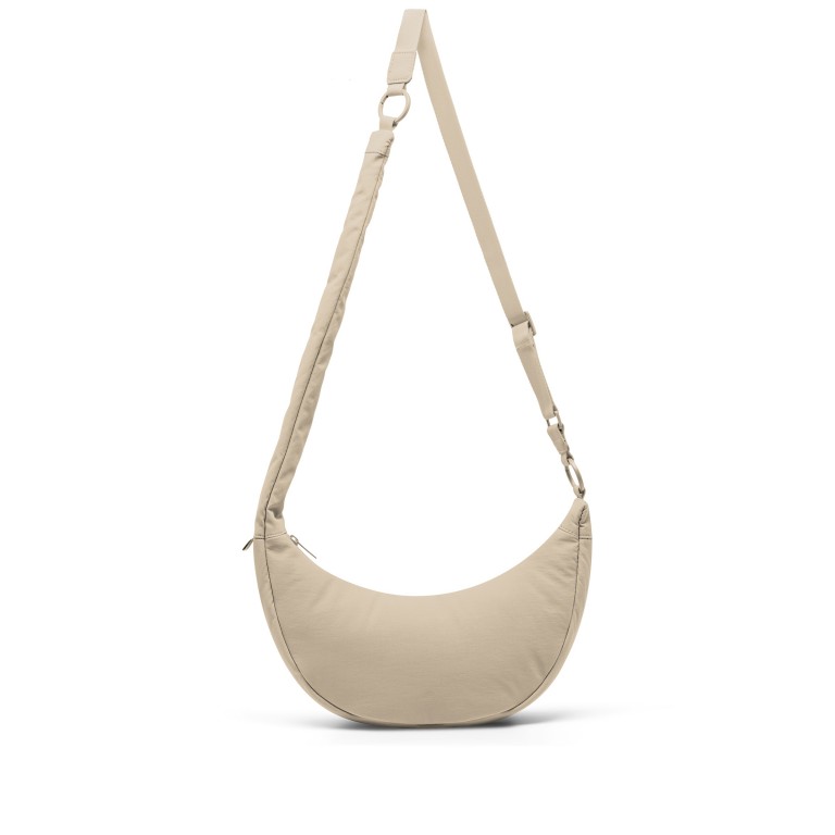 Beuteltasche Halfmoon Bag Lou Medium mit Gurtverlängerung Beige, Farbe: beige, Marke: Johnny Urban, EAN: 4070402000928, Abmessungen in cm: 35x15x10, Bild 3 von 10