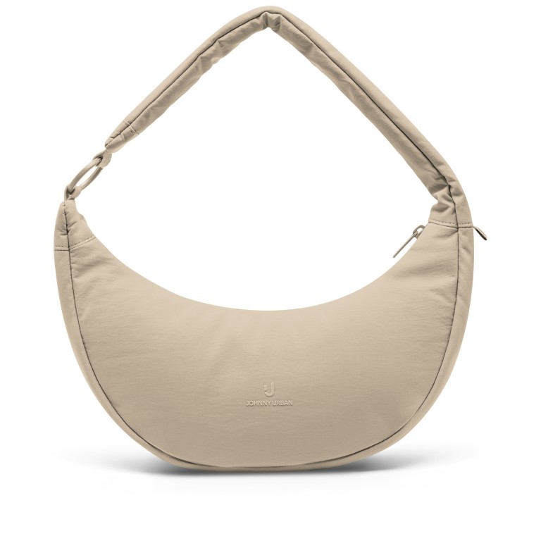 Beuteltasche Halfmoon Bag Lou Medium mit Gurtverlängerung Beige, Farbe: beige, Marke: Johnny Urban, EAN: 4070402000928, Abmessungen in cm: 35x15x10, Bild 1 von 10