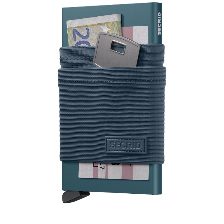 Geldbörse Flexwallet mit RFID-Schutz Teal, Farbe: blau/petrol, Marke: Secrid, EAN: 8721077501376, Abmessungen in cm: 6.3x10.2x1.1, Bild 4 von 6