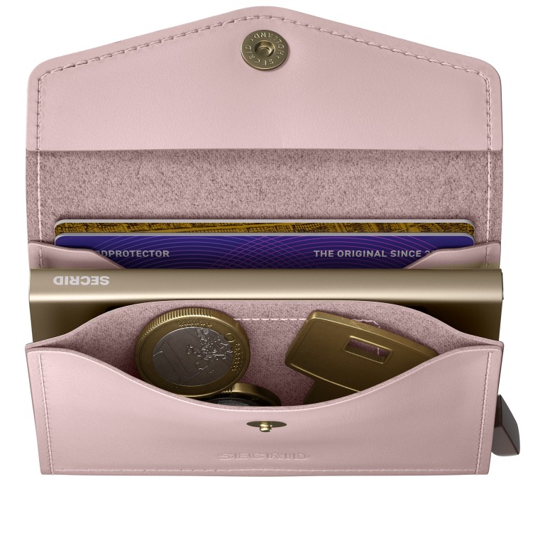Geldbörse Envelope Original mit RFID-Schutz Ballet, Farbe: rosa/pink, Marke: Secrid, EAN: 8721077501727, Abmessungen in cm: 10.2x7.2x0.25, Bild 4 von 5