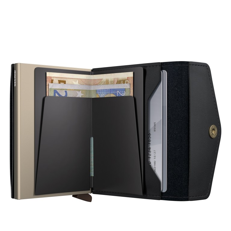 Geldbörse Envelope Original mit RFID-Schutz Black, Farbe: schwarz, Marke: Secrid, EAN: 8721077501734, Abmessungen in cm: 10.2x7.2x0.25, Bild 3 von 5