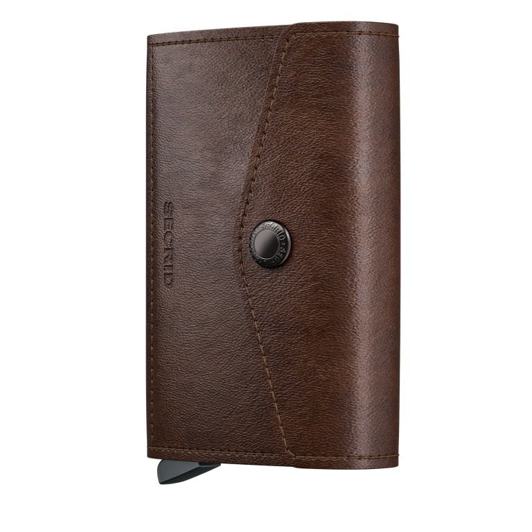 Geldbörse Envelope Vintage mit RFID-Schutz Chocolate, Farbe: braun, Marke: Secrid, EAN: 8721077501765, Abmessungen in cm: 10.2x7.2x0.25, Bild 1 von 5