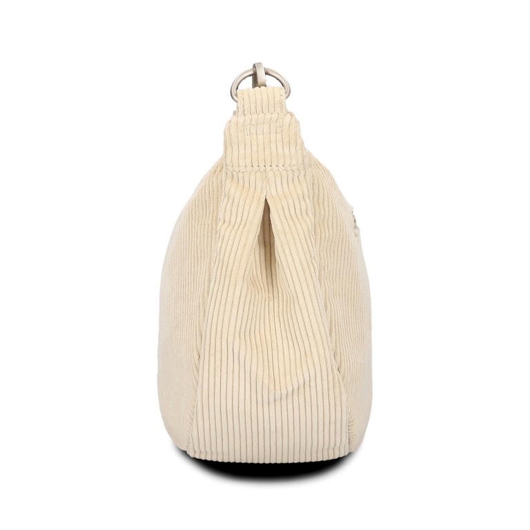 Beuteltasche Mademoiselle Halfmoon Bag M70 Cord Creme, Farbe: beige, Marke: Zwei, EAN: 4250257942264, Abmessungen in cm: 34x18x11, Bild 4 von 6