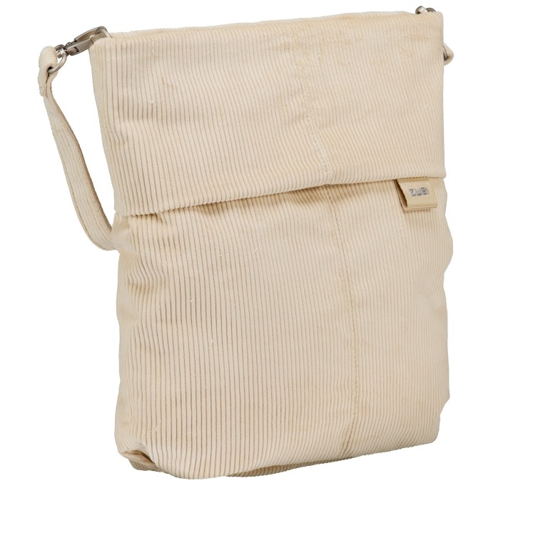 Umhängetasche Mademoiselle M12 Cord Creme, Farbe: beige, Marke: Zwei, EAN: 4250257942172, Abmessungen in cm: 31x32x13, Bild 2 von 7