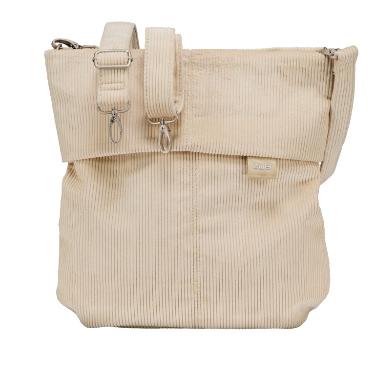 Umhängetasche Mademoiselle M12 Cord Creme, Farbe: beige, Marke: Zwei, EAN: 4250257942172, Abmessungen in cm: 31x32x13, Bild 1 von 7
