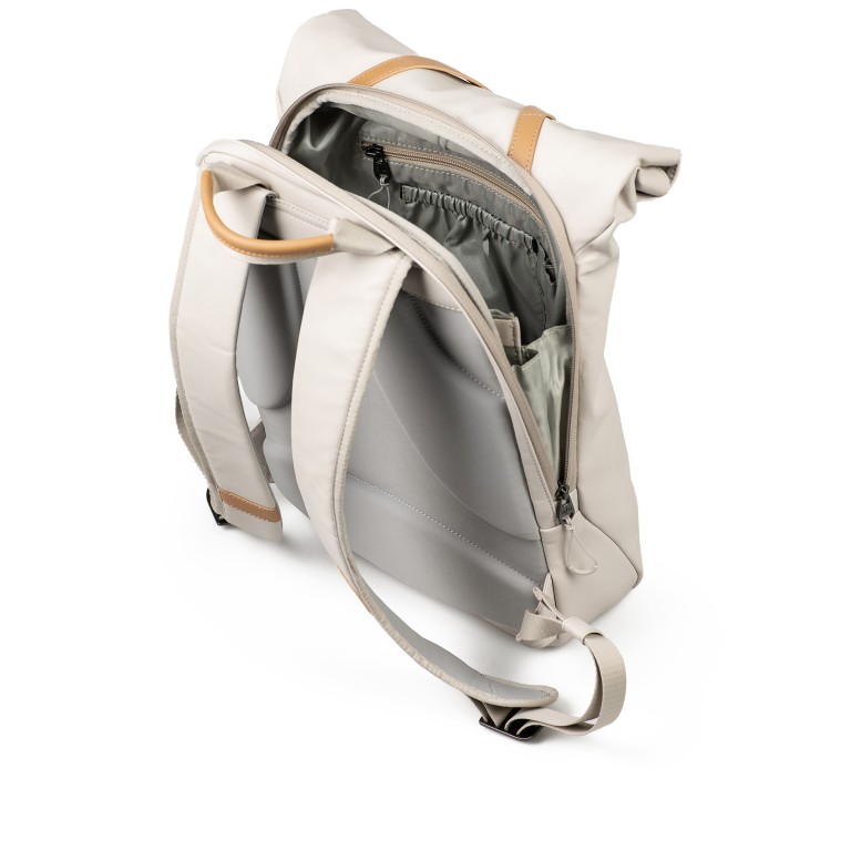 Rucksack Japan Re Tama Linen, Farbe: beige, Marke: Aunts & Uncles, EAN: 4255717218842, Abmessungen in cm: 29x37x10, Bild 7 von 8