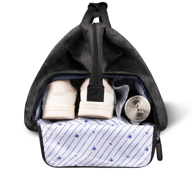 Reisetasche / Rucksack Adventurer Duffle V2 Luxembourg Dunkelgrau, Farbe: grau, Marke: Cabaia, EAN: 3667022008543, Abmessungen in cm: 45x30x29, Bild 8 von 9