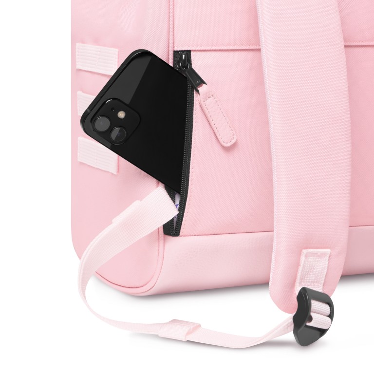 Rucksack Adventurer Medium Ouidah mit zwei auswechselbaren Vortaschen Rosa, Farbe: rosa/pink, Marke: Cabaia, EAN: 3667022007782, Abmessungen in cm: 27x41x16, Bild 10 von 10