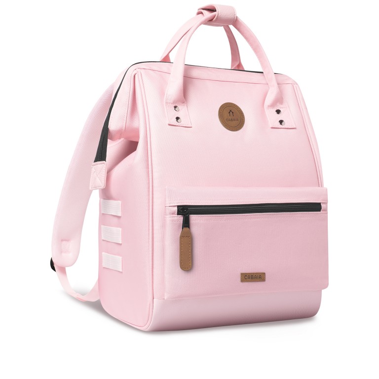 Rucksack Adventurer Medium Ouidah mit zwei auswechselbaren Vortaschen Rosa, Farbe: rosa/pink, Marke: Cabaia, EAN: 3667022007782, Abmessungen in cm: 27x41x16, Bild 4 von 10