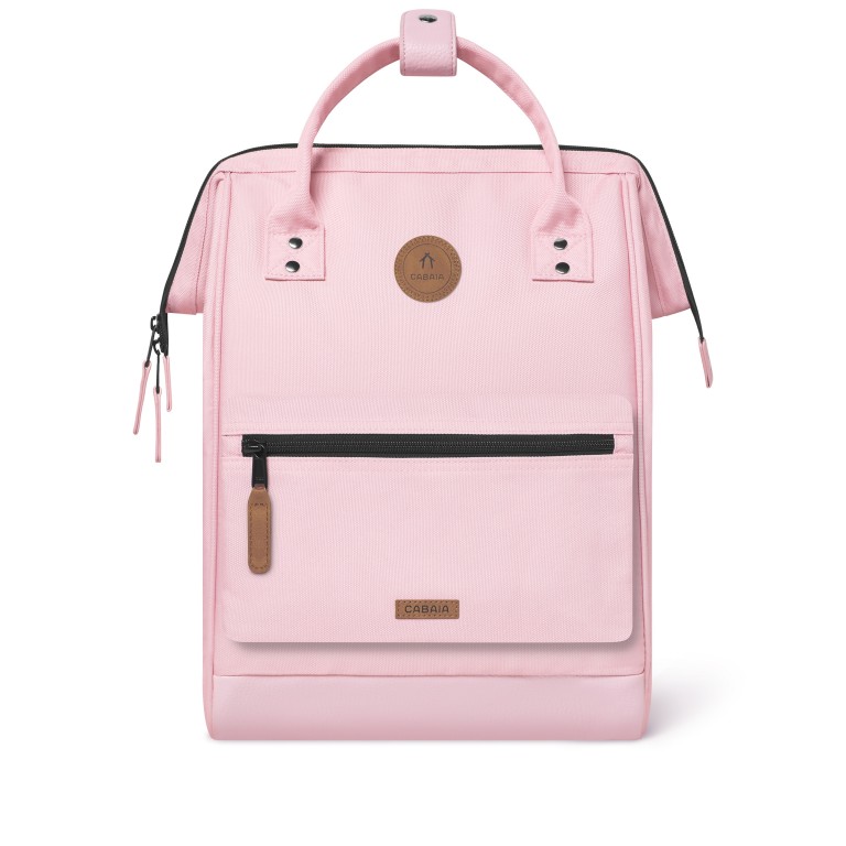 Rucksack Adventurer Medium Ouidah mit zwei auswechselbaren Vortaschen Rosa, Farbe: rosa/pink, Marke: Cabaia, EAN: 3667022007782, Abmessungen in cm: 27x41x16, Bild 3 von 10