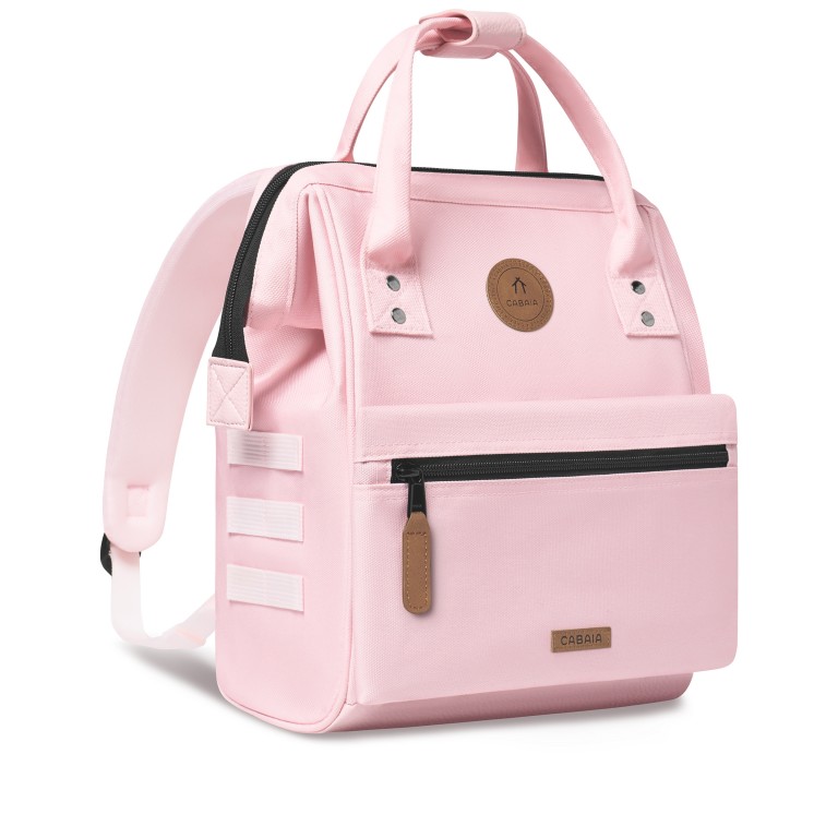 Rucksack Adventurer Small Ouidah mit zwei auswechselbaren Vortaschen Rosa, Farbe: rosa/pink, Marke: Cabaia, EAN: 3667022007843, Abmessungen in cm: 23x32x13, Bild 4 von 10