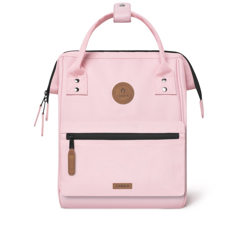 Rucksack Adventurer Small Ouidah mit zwei auswechselbaren Vortaschen Rosa, Farbe: rosa/pink, Marke: Cabaia, EAN: 3667022007843, Abmessungen in cm: 23x32x13, Bild 3 von 10