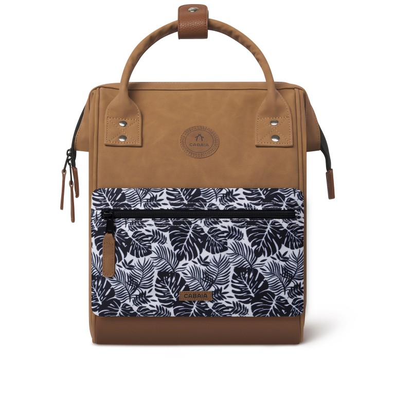 Rucksack Adventurer Small Moscow mit zwei auswechselbaren Vortaschen Camel, Farbe: cognac, Marke: Cabaia, EAN: 3701328351320, Abmessungen in cm: 23x32x13, Bild 2 von 9