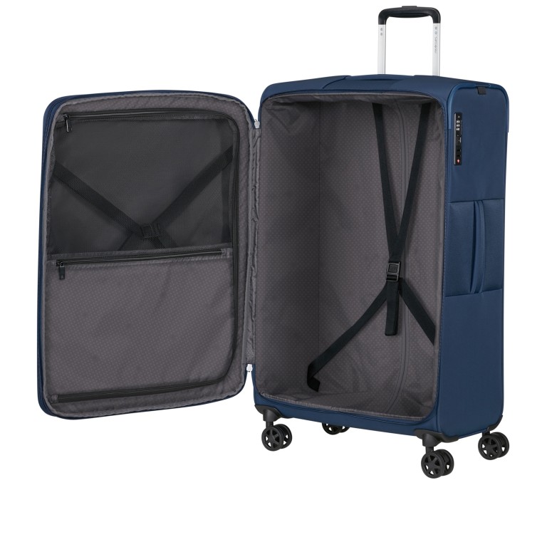 Koffer Gotwist Spinner 78 expandable Navy Blue, Farbe: blau/petrol, Marke: Samsonite, EAN: 5400520406163, Abmessungen in cm: 48x78x31, Bild 8 von 14