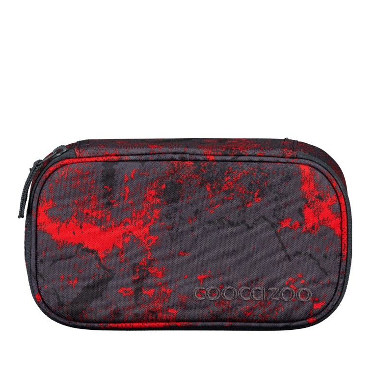 Federmäppchen Broken Black, Farbe: rot/weinrot, Marke: Coocazoo, EAN: 4047443544728, Abmessungen in cm: 23x13x7, Bild 1 von 2