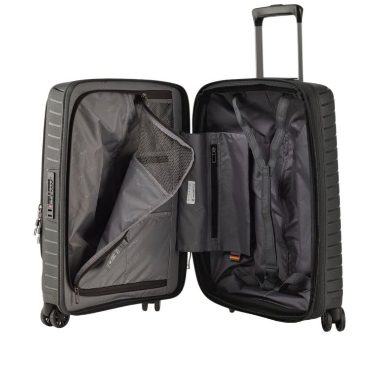 Koffer Novium Multi Load expandable Größe S Black, Farbe: schwarz, Marke: Stratic, EAN: 4001807908816, Abmessungen in cm: 40x55x23, Bild 6 von 7