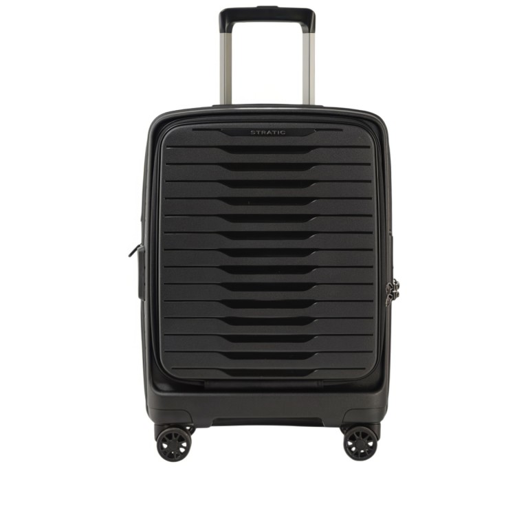Koffer Novium Multi Load expandable Größe S Black, Farbe: schwarz, Marke: Stratic, EAN: 4001807908816, Abmessungen in cm: 40x55x23, Bild 7 von 7