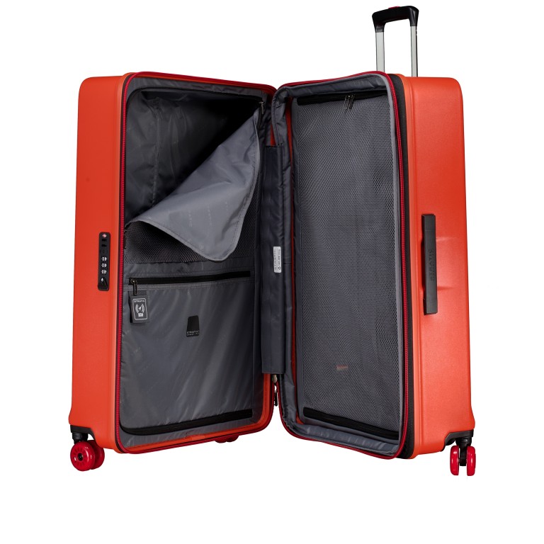 Koffer Buzz erweiterbar Größe L Rosso Clay, Farbe: orange, Marke: Stratic, EAN: 4001807909387, Abmessungen in cm: 51x75x30.5, Bild 8 von 9