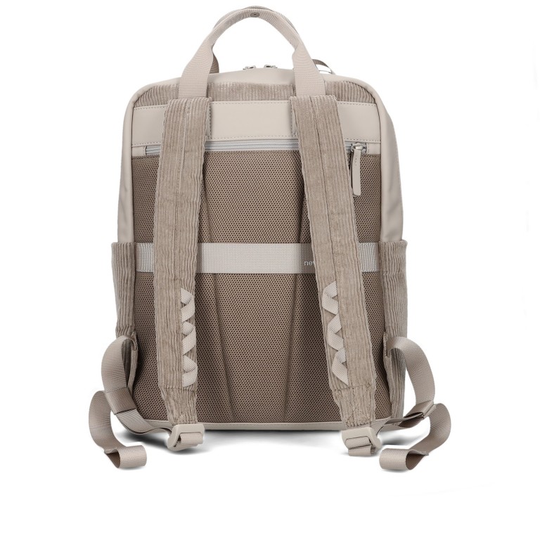 Rucksack Lou LUR160 Cord Mocca, Farbe: beige, Marke: Zwei, EAN: 4250257942431, Abmessungen in cm: 29x40x16, Bild 4 von 5