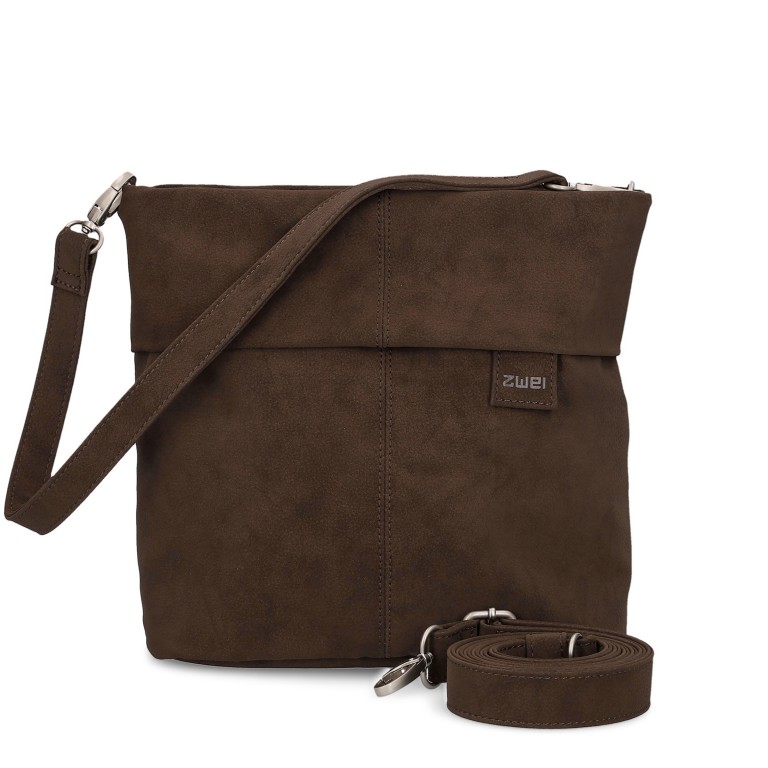 Umhängetasche Mademoiselle M8 vegan Nubuk Espresso, Farbe: braun, Marke: Zwei, EAN: 4250257942097, Abmessungen in cm: 23x25x10, Bild 1 von 9