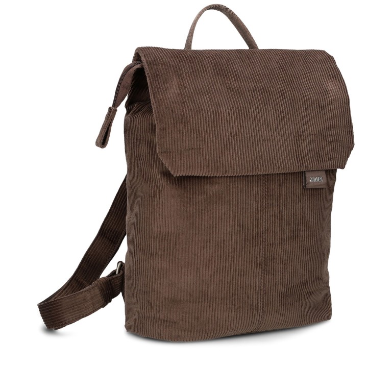 Rucksack Mademoiselle MR13 Cord Wood, Farbe: braun, Marke: Zwei, EAN: 4250257942196, Abmessungen in cm: 28x35x11, Bild 2 von 7