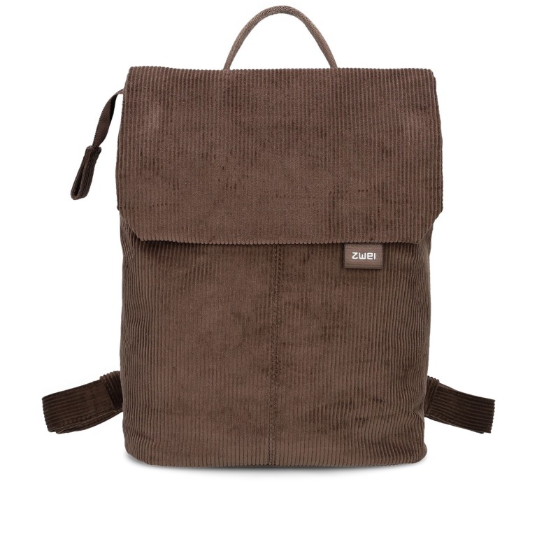 Rucksack Mademoiselle MR13 Cord Wood, Farbe: braun, Marke: Zwei, EAN: 4250257942196, Abmessungen in cm: 28x35x11, Bild 1 von 7