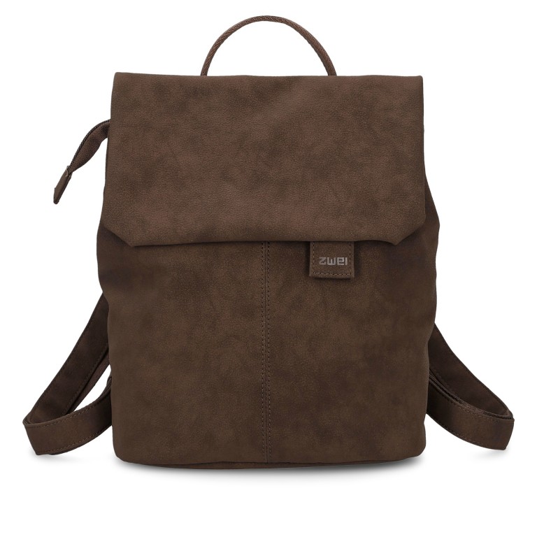 Rucksack Mademoiselle MR8 Nubuk Espresso, Farbe: braun, Marke: Zwei, EAN: 4250257942110, Abmessungen in cm: 24x29x13, Bild 1 von 6