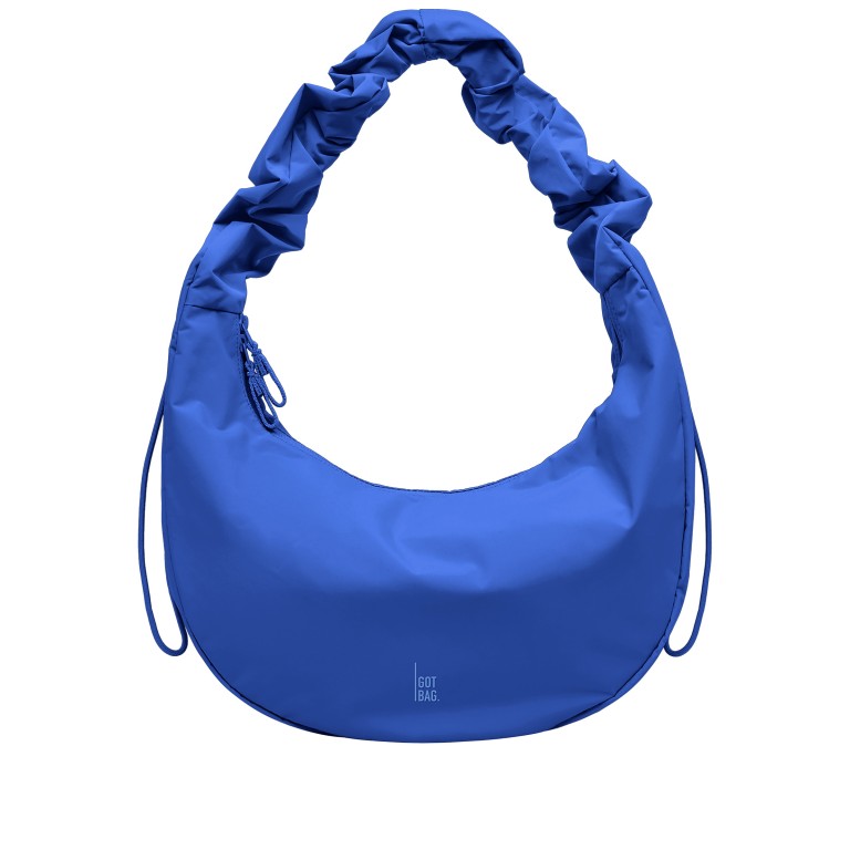 Beuteltasche Moon Bag Ruffle Monochrome Cobalt, Farbe: blau/petrol, Marke: Got Bag, EAN: 4262457053091, Abmessungen in cm: 40x22x15.5, Bild 1 von 10