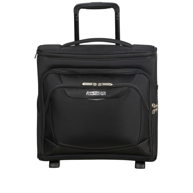 Koffer Summerride Upright Underseater expandable Black, Farbe: schwarz, Marke: American Tourister, EAN: 5400520291486, Abmessungen in cm: 40x36x20, Bild 1 von 17