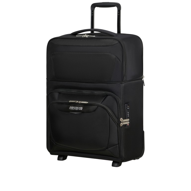 Koffer Summerride Upright Underseater expandable Black, Farbe: schwarz, Marke: American Tourister, EAN: 5400520291486, Abmessungen in cm: 40x36x20, Bild 3 von 17