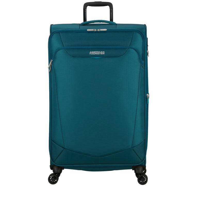 Koffer Summerride Spinner 80 Expandable Totally Teal, Farbe: blau/petrol, Marke: American Tourister, EAN: 5400520385123, Abmessungen in cm: 48x80x32, Bild 1 von 14