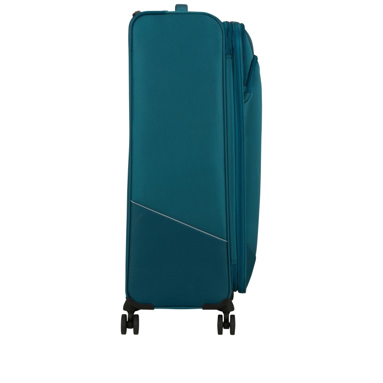 Koffer Summerride Spinner 80 Expandable Totally Teal, Farbe: blau/petrol, Marke: American Tourister, EAN: 5400520385123, Abmessungen in cm: 48x80x32, Bild 5 von 14
