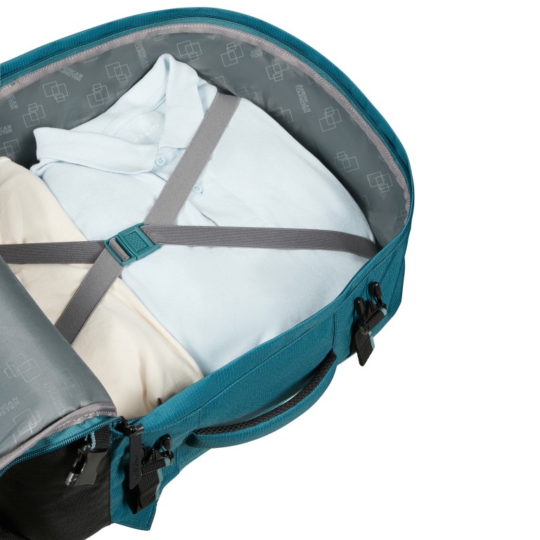 Rucksack Take2Cabin Casual Backpack M mit Laptopfach 15.6 Zoll Totally Teal, Farbe: blau/petrol, Marke: American Tourister, EAN: 5400520379962, Abmessungen in cm: 20x45x36, Bild 8 von 15