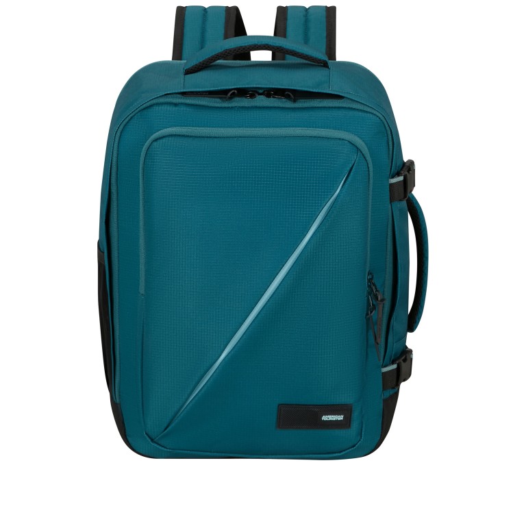Rucksack Take2Cabin Casual Backpack SM Totally Teal, Farbe: blau/petrol, Marke: American Tourister, EAN: 5400520379986, Abmessungen in cm: 30x40x20, Bild 1 von 12