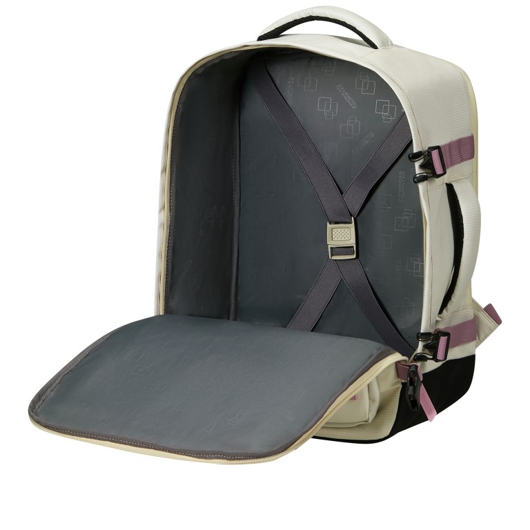 Rucksack Take2Cabin Casual Backpack SM Coconut Sand Galactic Mauve, Farbe: beige, Marke: American Tourister, EAN: 5400520411167, Abmessungen in cm: 30x40x20, Bild 8 von 12