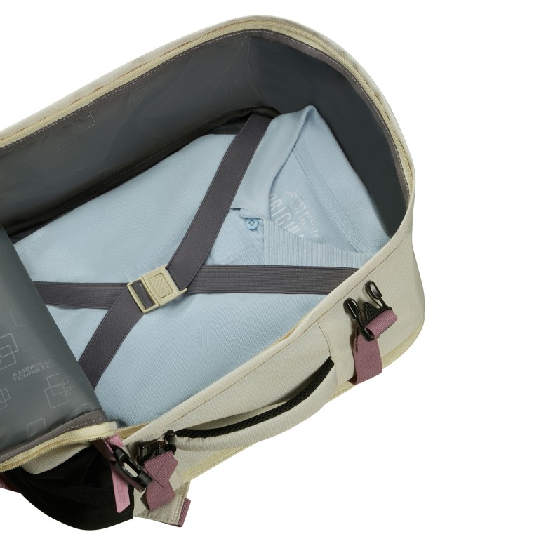 Rucksack Take2Cabin Casual Backpack SM Coconut Sand Galactic Mauve, Farbe: beige, Marke: American Tourister, EAN: 5400520411167, Abmessungen in cm: 30x40x20, Bild 9 von 12