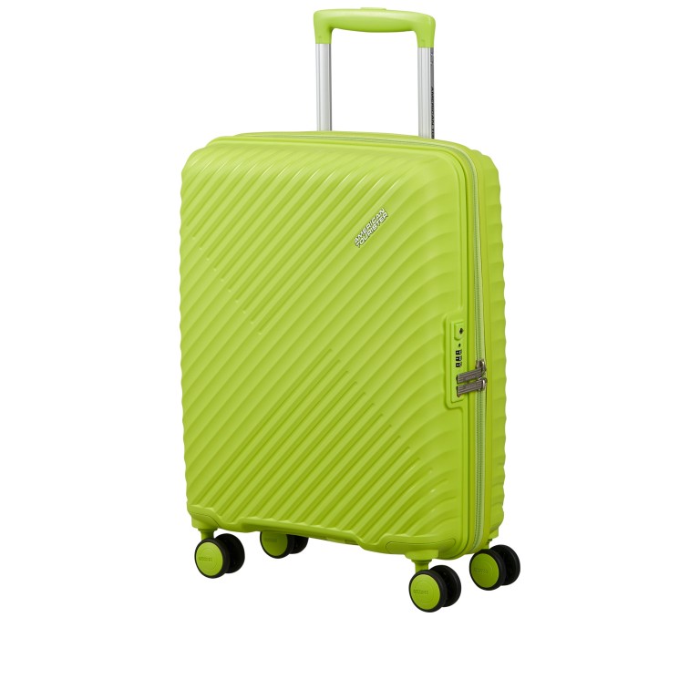 Koffer Diablast Spinner 55 IATA-Maß Hyper Lime, Farbe: grün/oliv, Marke: American Tourister, EAN: 5400520401786, Abmessungen in cm: 40x55x20, Bild 2 von 12